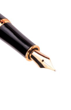 Dolma kalem beyaza izole edildi