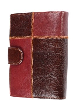 Deri çanta izole gün