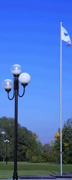 Lantern and flag — Stock Photo, Image