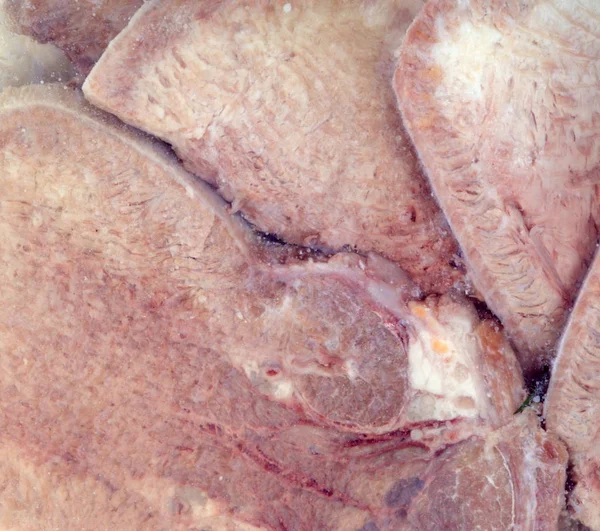 Carne de presunto como fundo alimentar — Fotografia de Stock