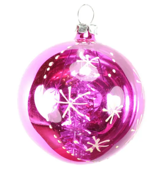 One christmas firtree toy ball — Stock Photo, Image