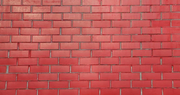 하루에 붉은 벽돌 벽 — 스톡 사진