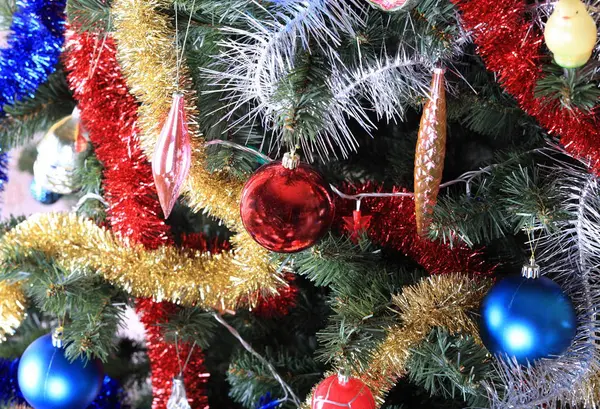 Juguetes Abeto Navidad Verde — Foto de Stock