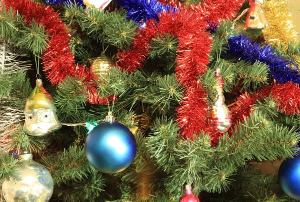 Juguetes Abeto Navidad Verde — Foto de Stock