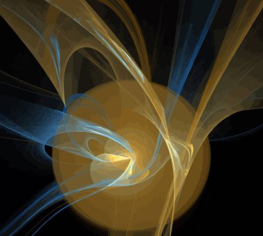 Dijital illüstrasyon vektör çizim