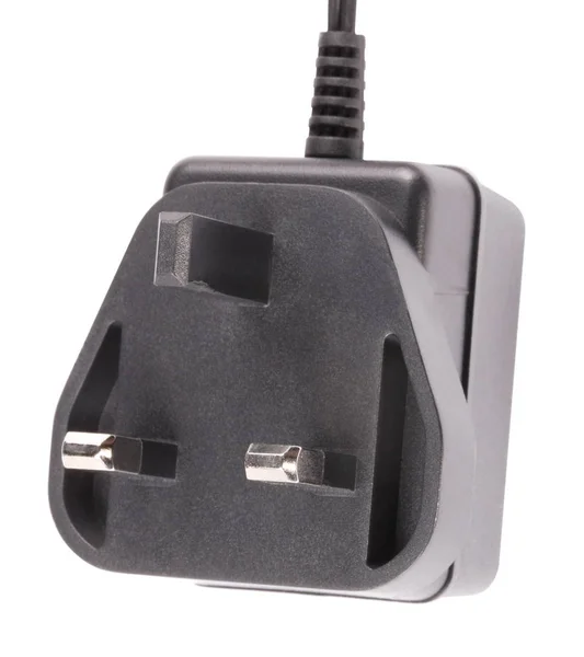 Stecker Mit Kabel Isoliert — Stockfoto