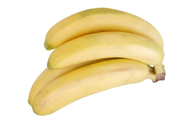 Muchos Plátano Amarillo Aislado — Foto de Stock