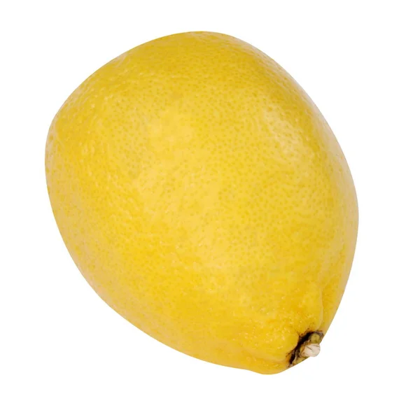 Amarillo Limón Crudo Aislado — Foto de Stock