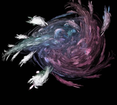 Dijital illüstrasyon vektör çizim