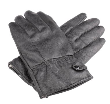 Deri eldiven yalıtılmış bir gün