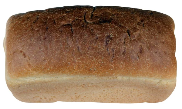 Пшеничний Хліб Білому Тлі — стокове фото