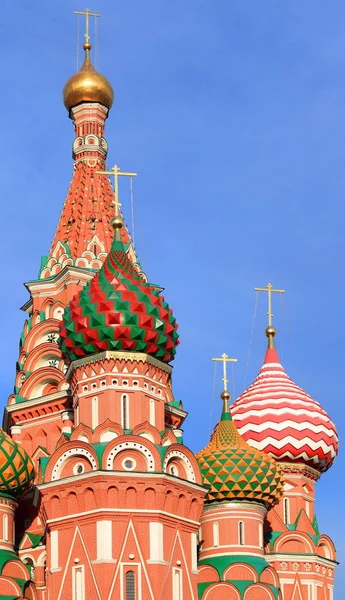 Santíssima Basílio Catedral Moscow Perto — Fotografia de Stock