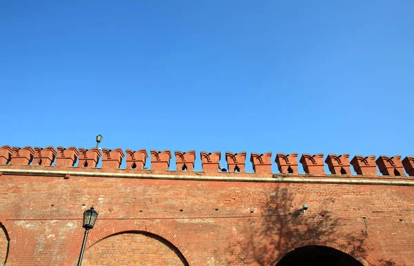 Kremlin Duvarı Arka Plan Gün — Stok fotoğraf