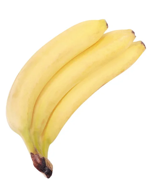 Wiele Izolowanych Żółtych Bananów — Zdjęcie stockowe