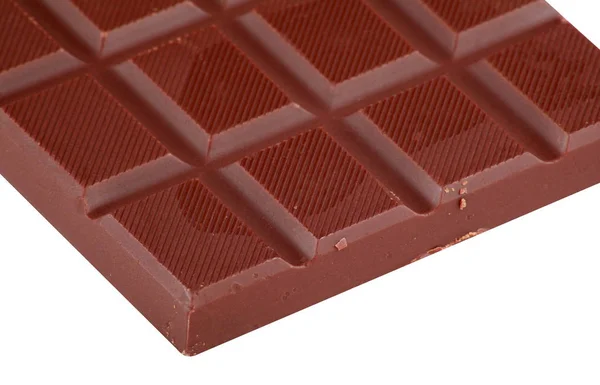 Bar Brown Chocolate Isolated — Stock Photo, Image