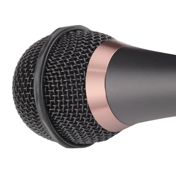 Microphone Dynamique Sur Fond Blanc — Photo