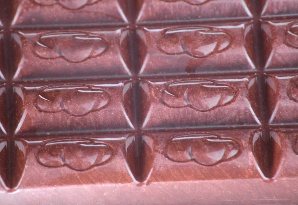 食品の背景として茶色のチョコレートのバー — ストック写真