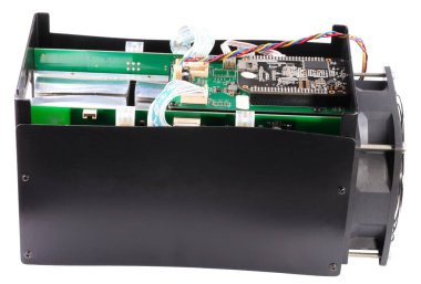beyaz arkaplanda izole edilmiş elektronik aygıt