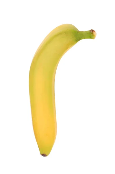 Żółty Banan Odizolowane Dzień — Zdjęcie stockowe