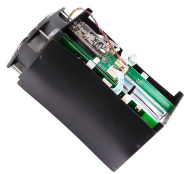 beyaz arkaplanda izole edilmiş elektronik aygıt