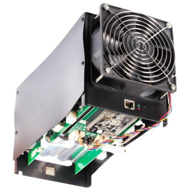 beyaz arkaplanda izole edilmiş elektronik aygıt