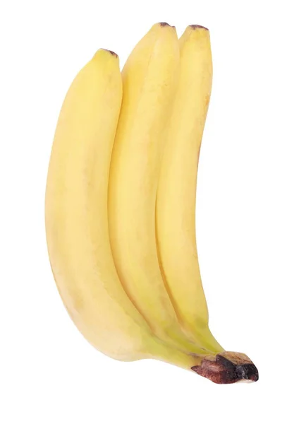 Wiele Izolowanych Żółtych Bananów — Zdjęcie stockowe