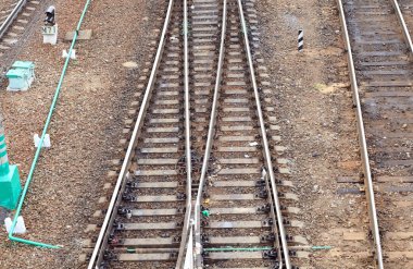 korkuluk witn semafor ve demiryolu geçiş