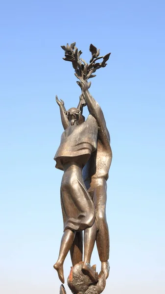 Statua Uomini Donne — Foto Stock