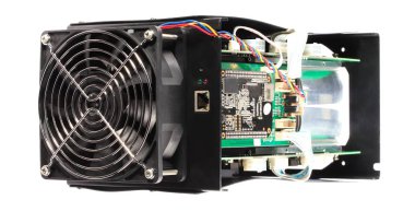 beyaz arkaplanda izole edilmiş elektronik aygıt