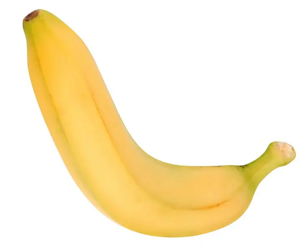 Banana Amarilla Aislada Día — Foto de Stock