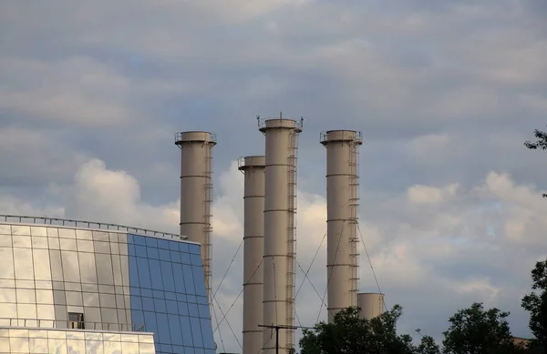 Industrieröhren Tag — Stockfoto