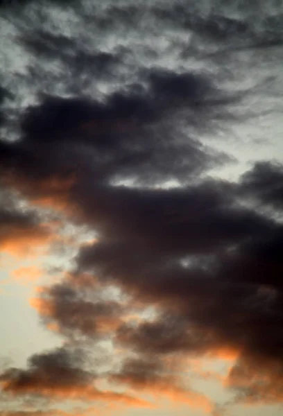 Solnedgång Himmel Sommaren — Stockfoto