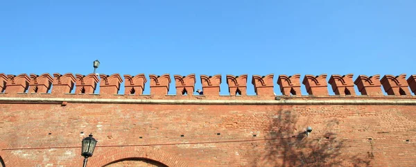 Kremlin Wall Sky Background — Stock Photo, Image