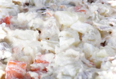 birçok Gıda arka plan olarak salata