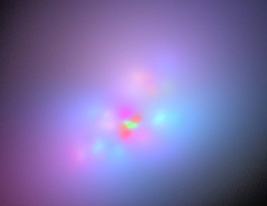 Siyah Renk Üzerine Bir Dijital Fraktal Resmi