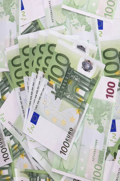 Billete Euros Europa Cientos — Foto de Stock