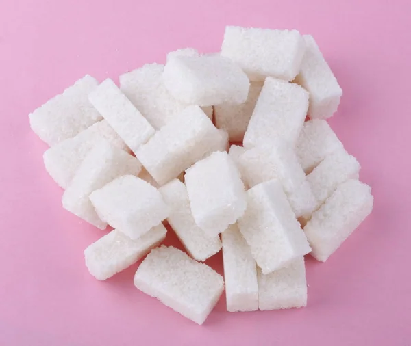 Hoop Suiker Roze Achtergrond — Stockfoto