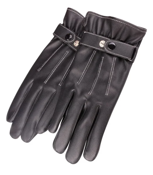 Two Leather Gloves Isolated — Stock Photo, Image