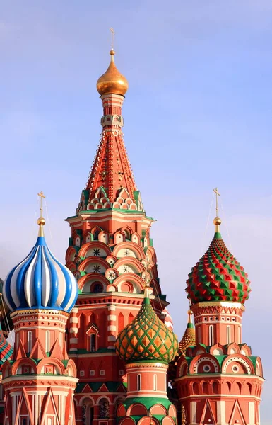 Błogosławiona Bazylia Katedra Moskwie — Zdjęcie stockowe