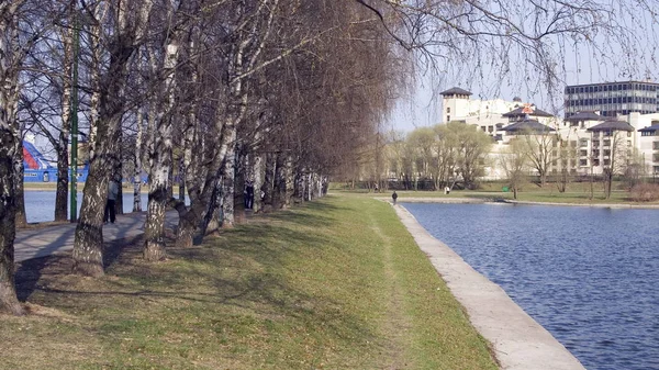 Spring in city park — Stock Photo, Image