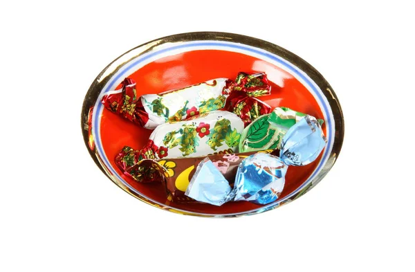 Set of candies in sweet wrapper — Stock Photo, Image