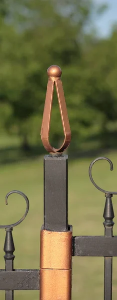 Fence  at dry day — Stock Photo, Image