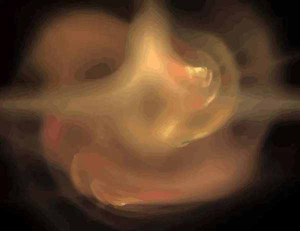 Imaginea unui fractal digital pe culoarea neagră — Fotografie, imagine de stoc