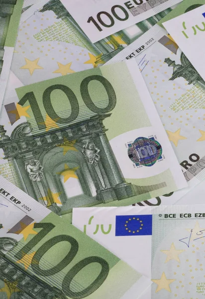 Europejski banknot euro setek — Zdjęcie stockowe