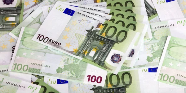 数百欧元欧元的欧元钞票 — 图库照片