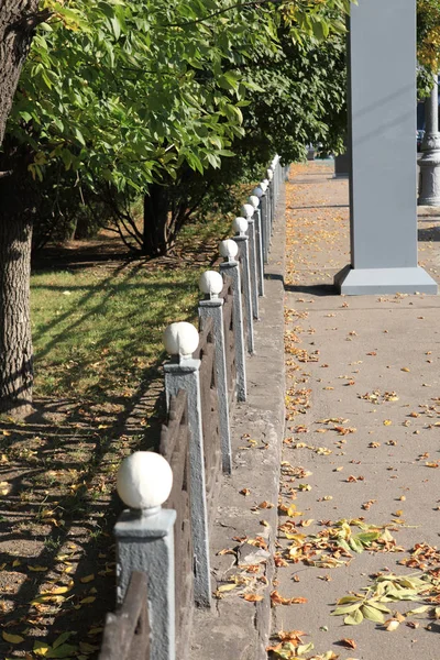 Parc en automne par temps sec — Photo