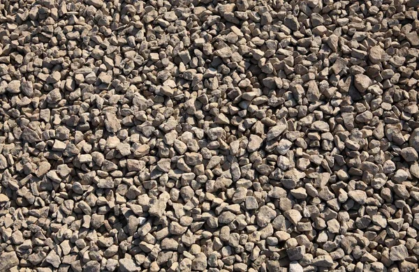 Gravel at dry sunny day — Stock Photo, Image