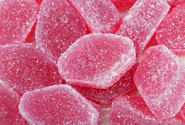 Pink Fruit Jelly at dry day — Stock Photo, Image