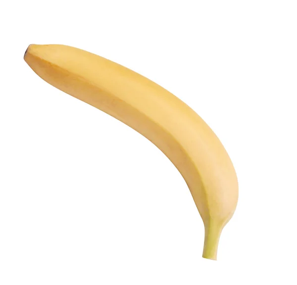 Banana gialla cruda isolata — Foto Stock