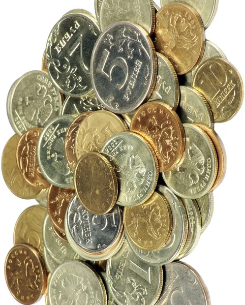 Scattering of coins — Stock Photo, Image